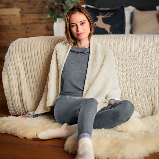 Blanket scarf || Off white