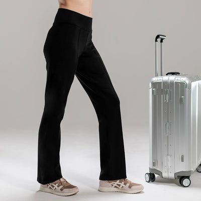 Comfortable travel pants women || Black