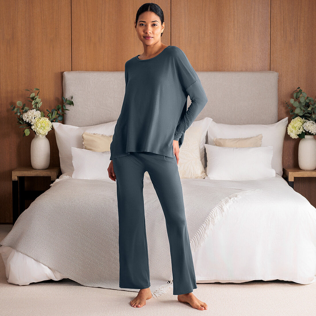 Pyjamabroek Deep grey