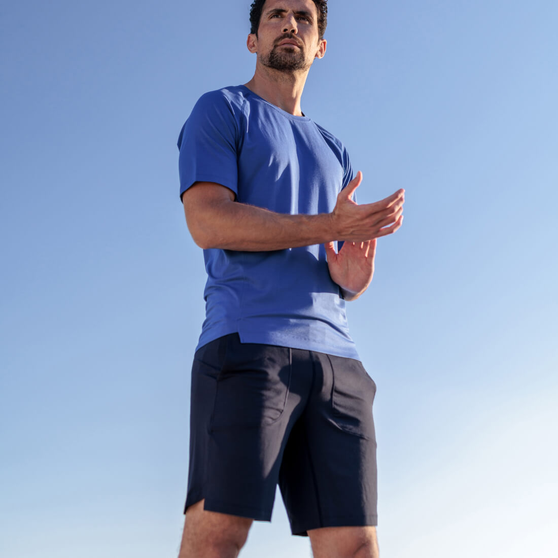 Spierherstel optimaliseren  shorts heren || Navy
