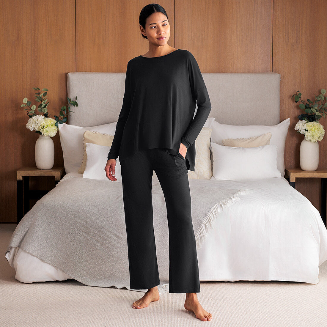 Pajamas pants || Black