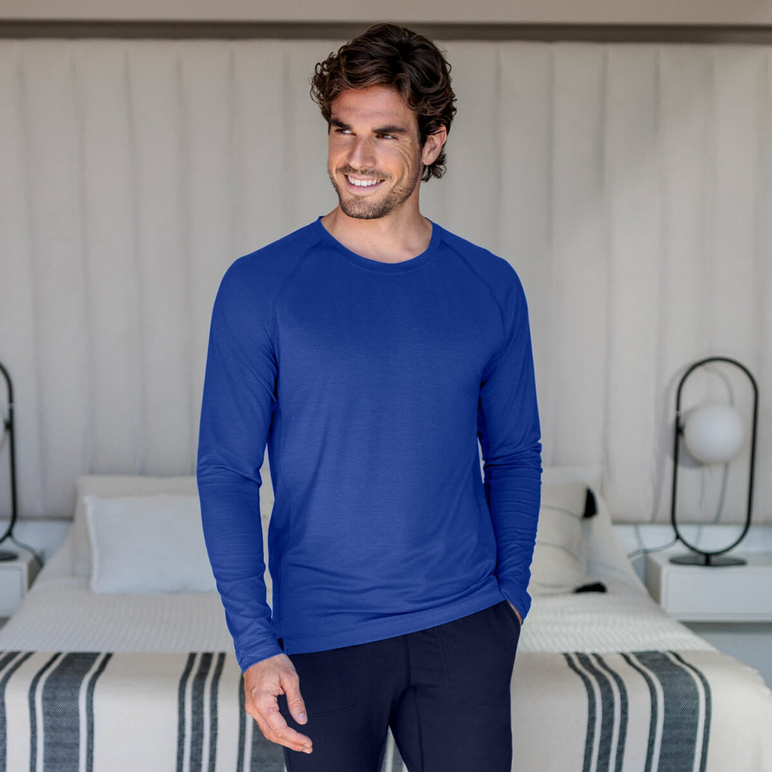 Recovery pajama long sleeve || Azure blue