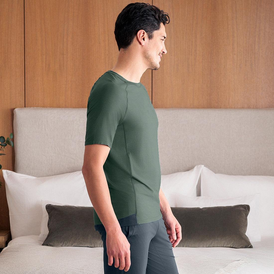 Balance t-shirt heren  Balsam green