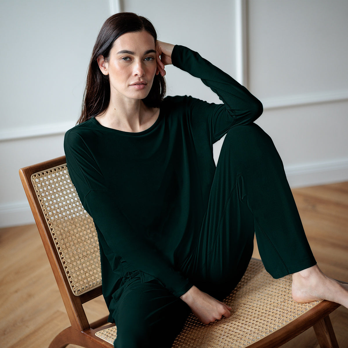 Gift set loose fit pajamas women || Midnight Pine