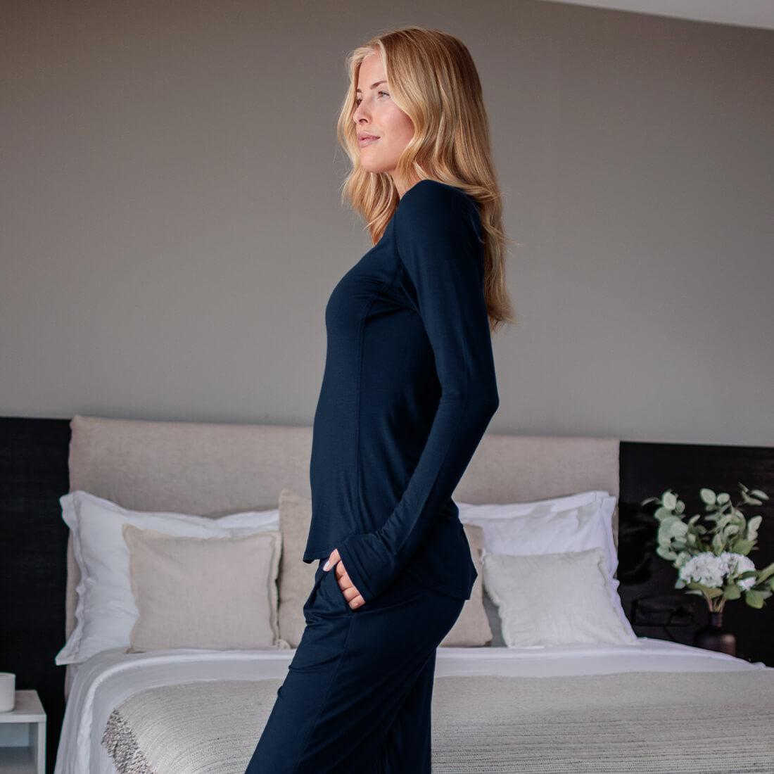 Best pajamas for women || Midnight blue