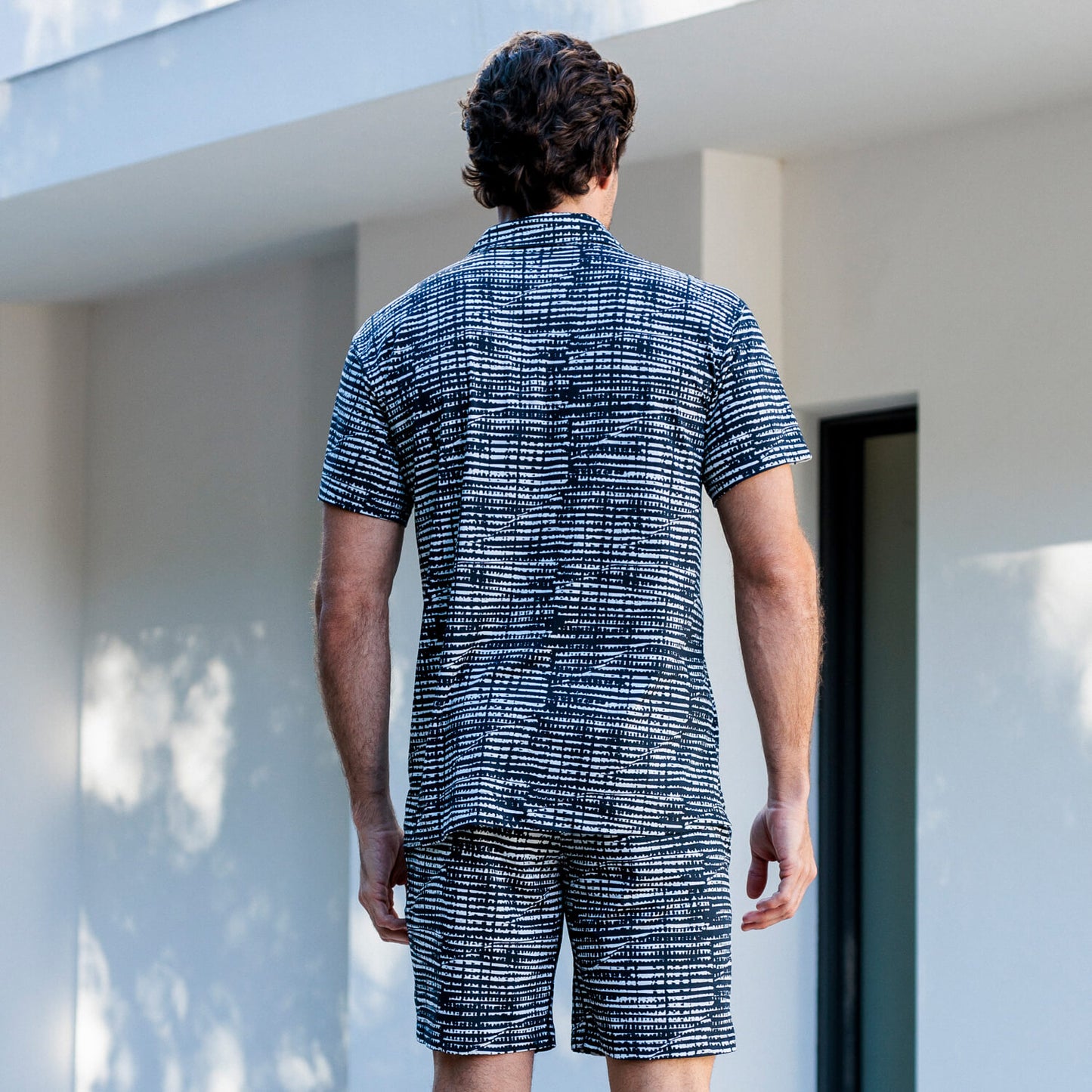 Klassieke pyjamatop heren | Mountain torrent