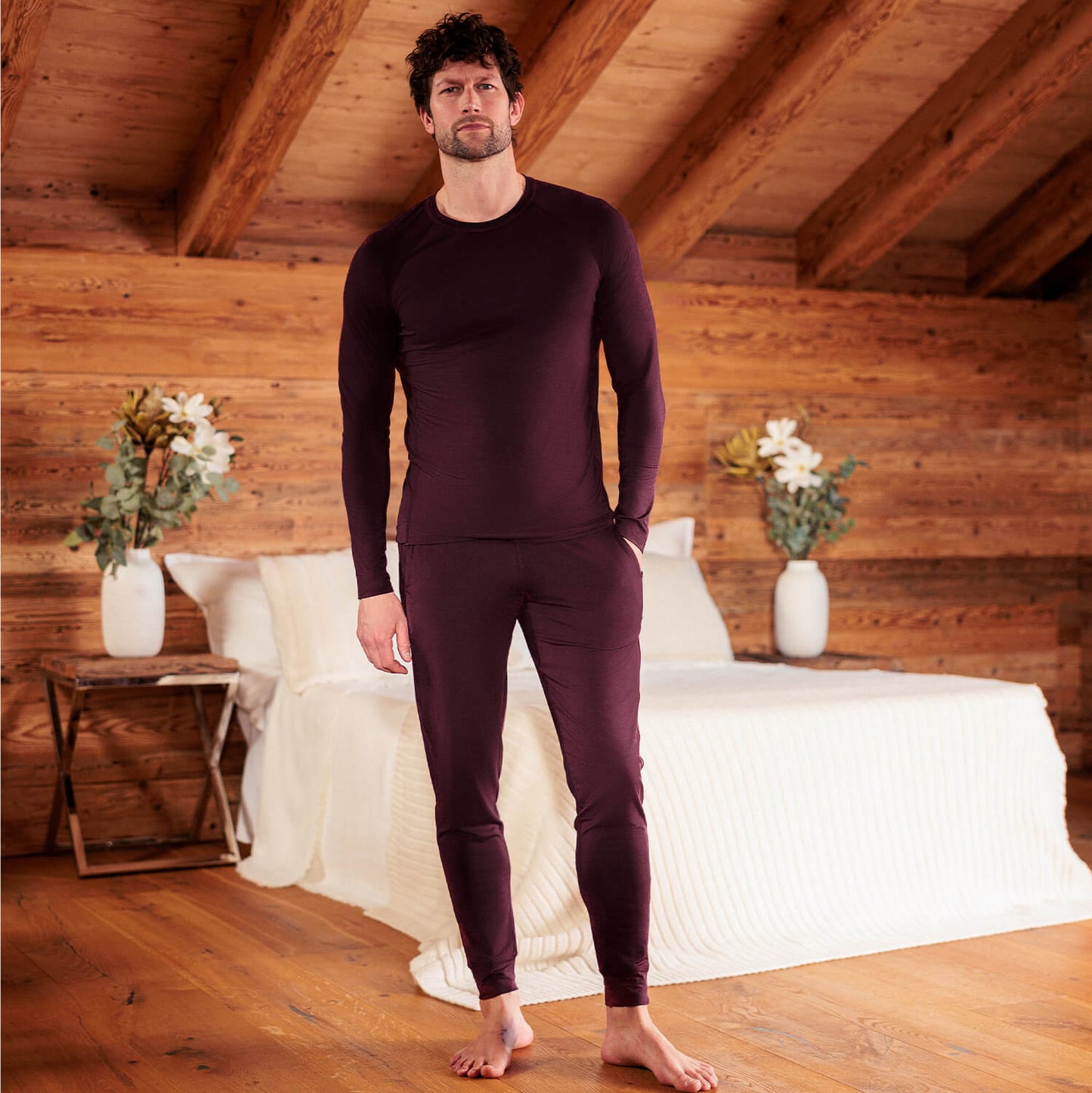 Pajama pants men || Mulberry