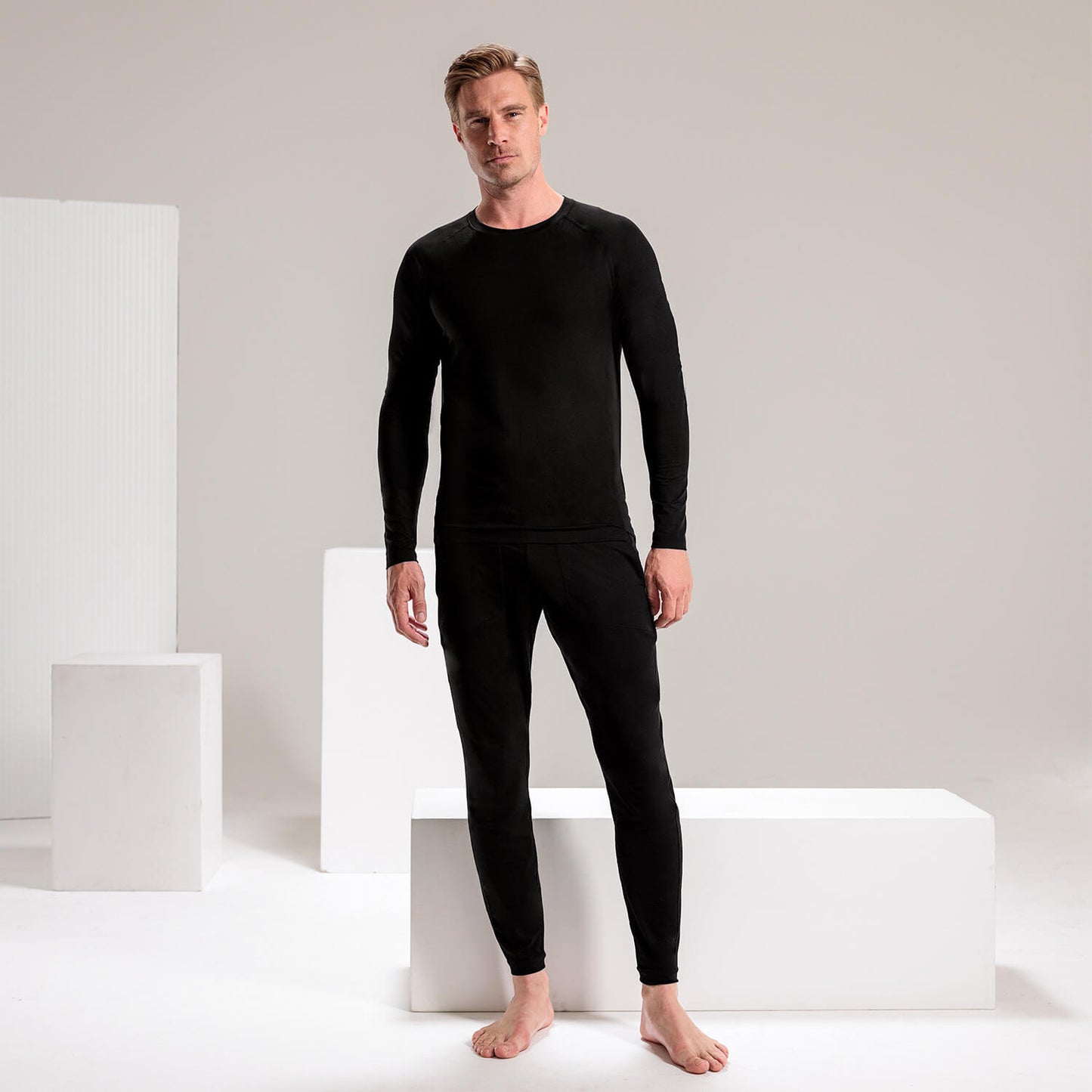 performance sleepwear for men || Black