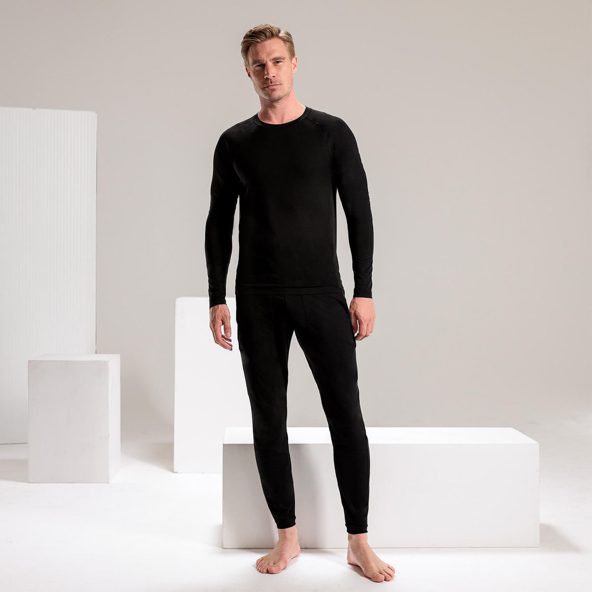 performance sleepwear for men || Black