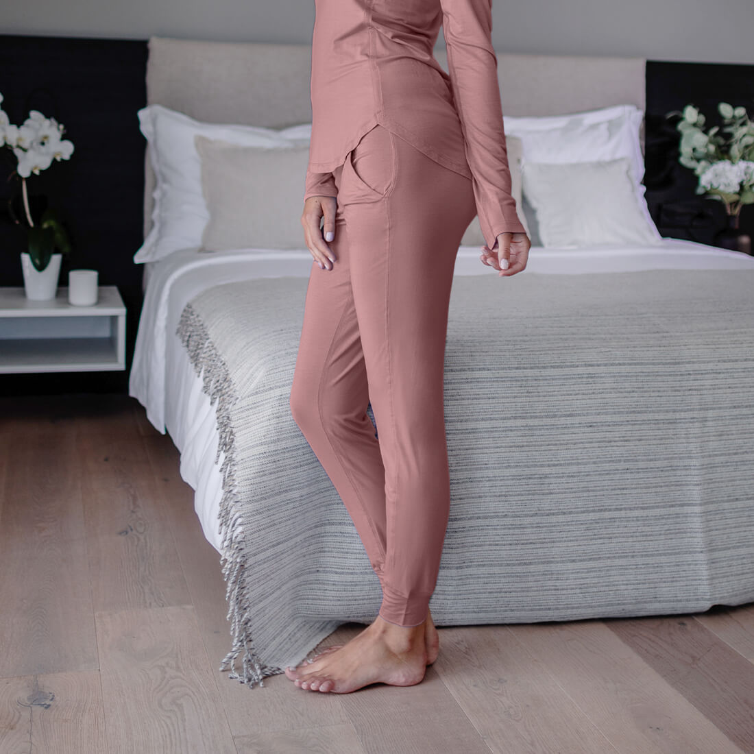 Pajama  Pants || Sunrise rose