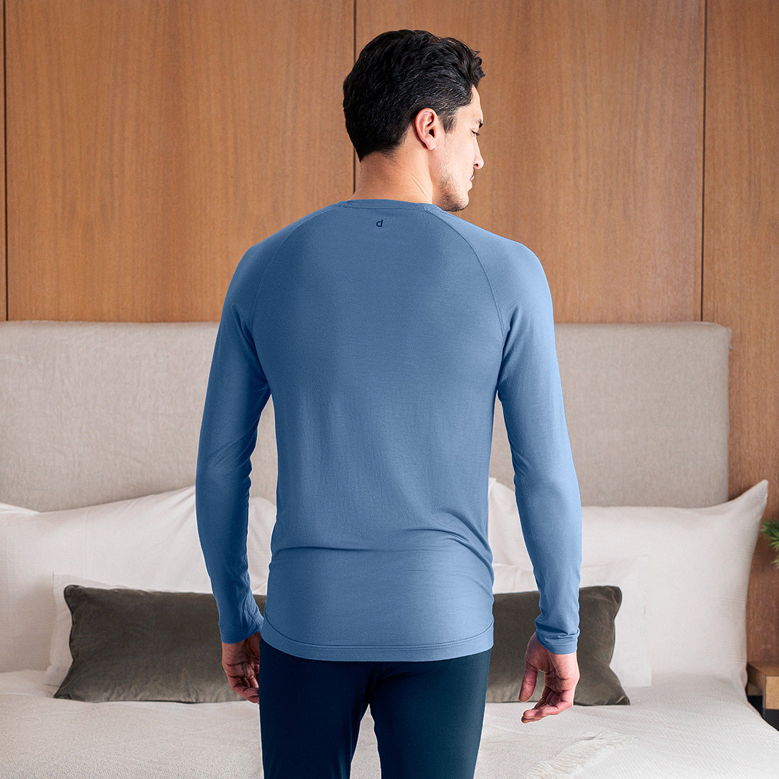 Balance long sleeves shirt men || Sky blue