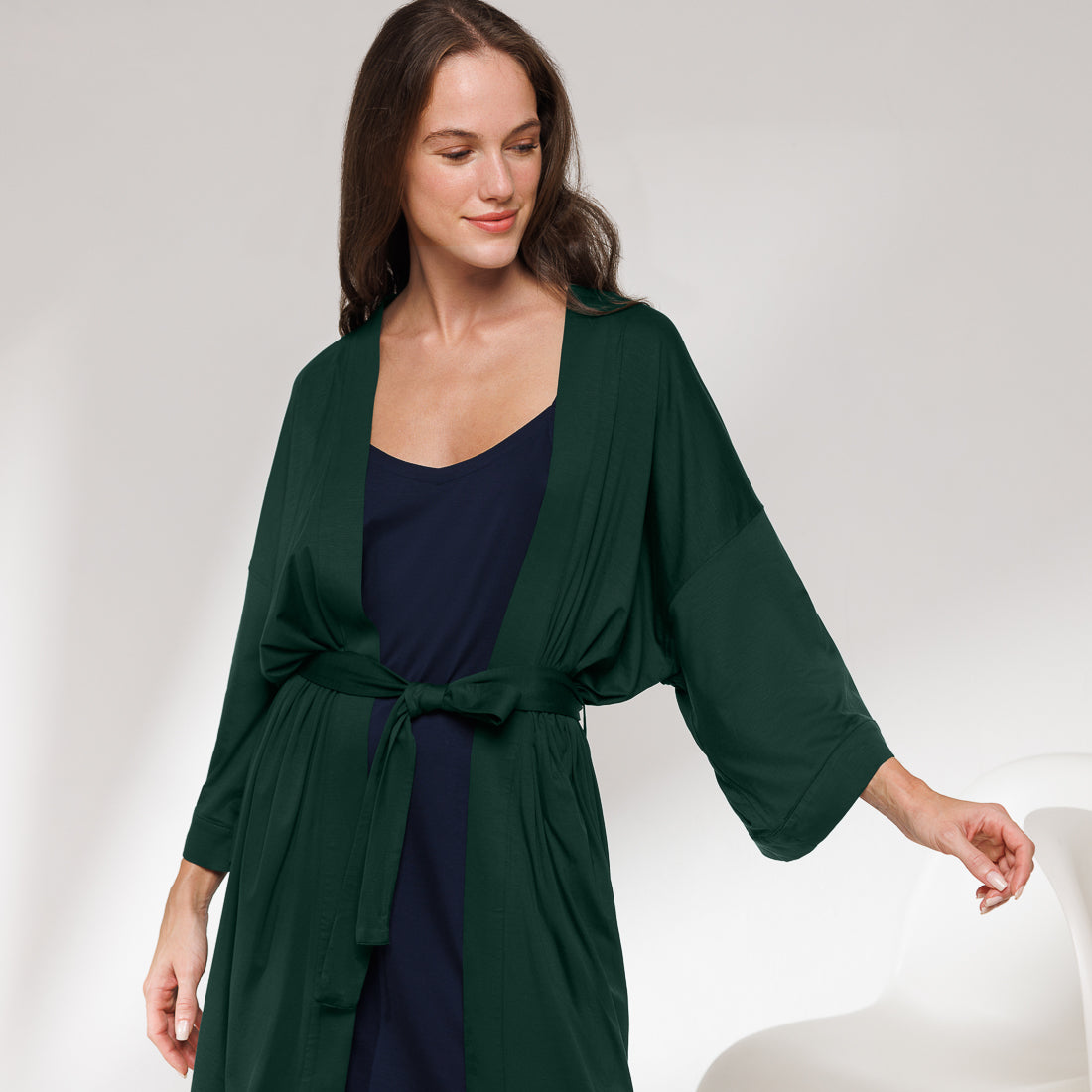 Cooling relaxwear kimono || Rainforest