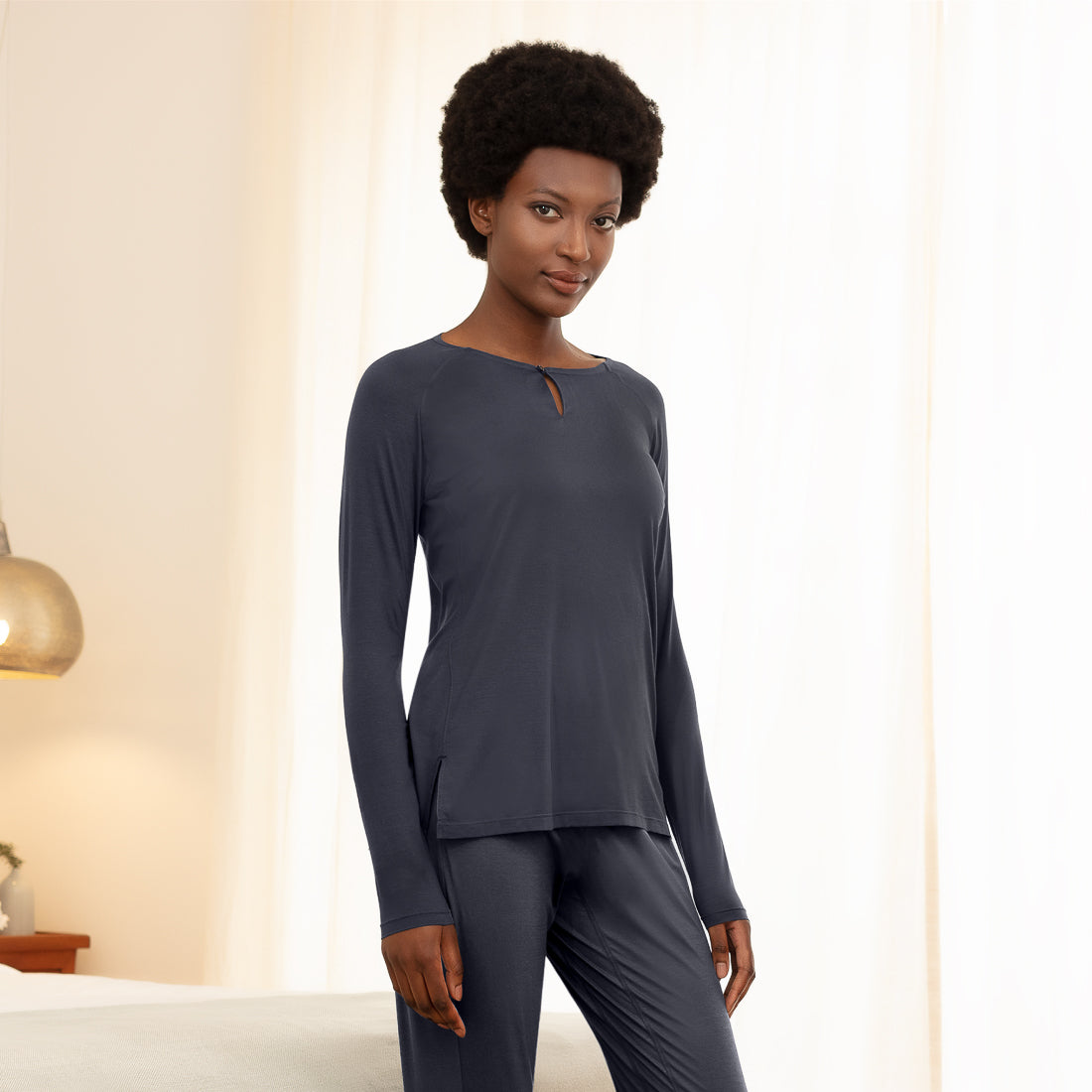 Cooling nightwear for women || Cool grey
