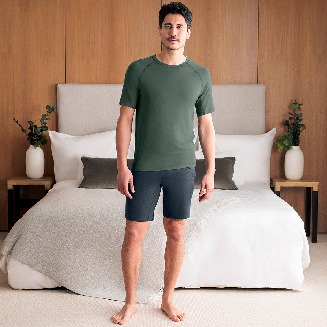 Balance t-shirt heren  Balsam green