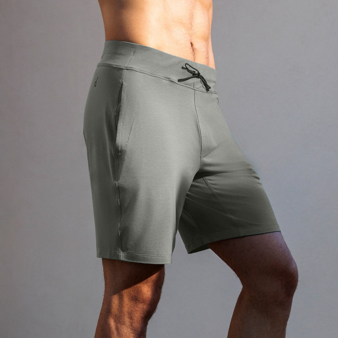 Sleep shorts men || Sage