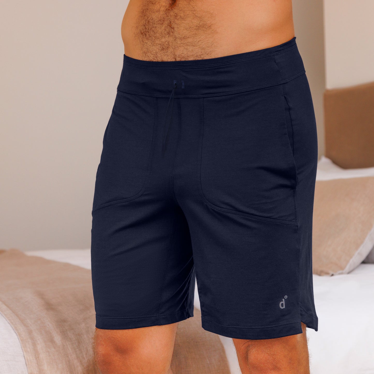 Muscle recovery sleep shorts men || Navy