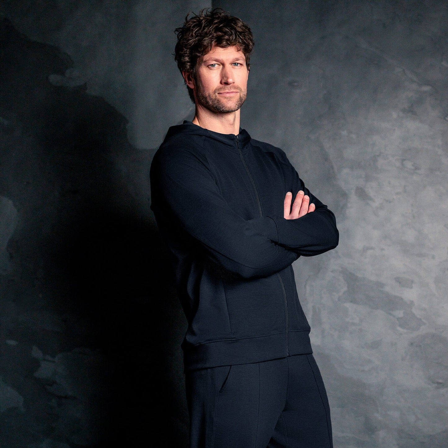 Travel jacket men || Navy blue