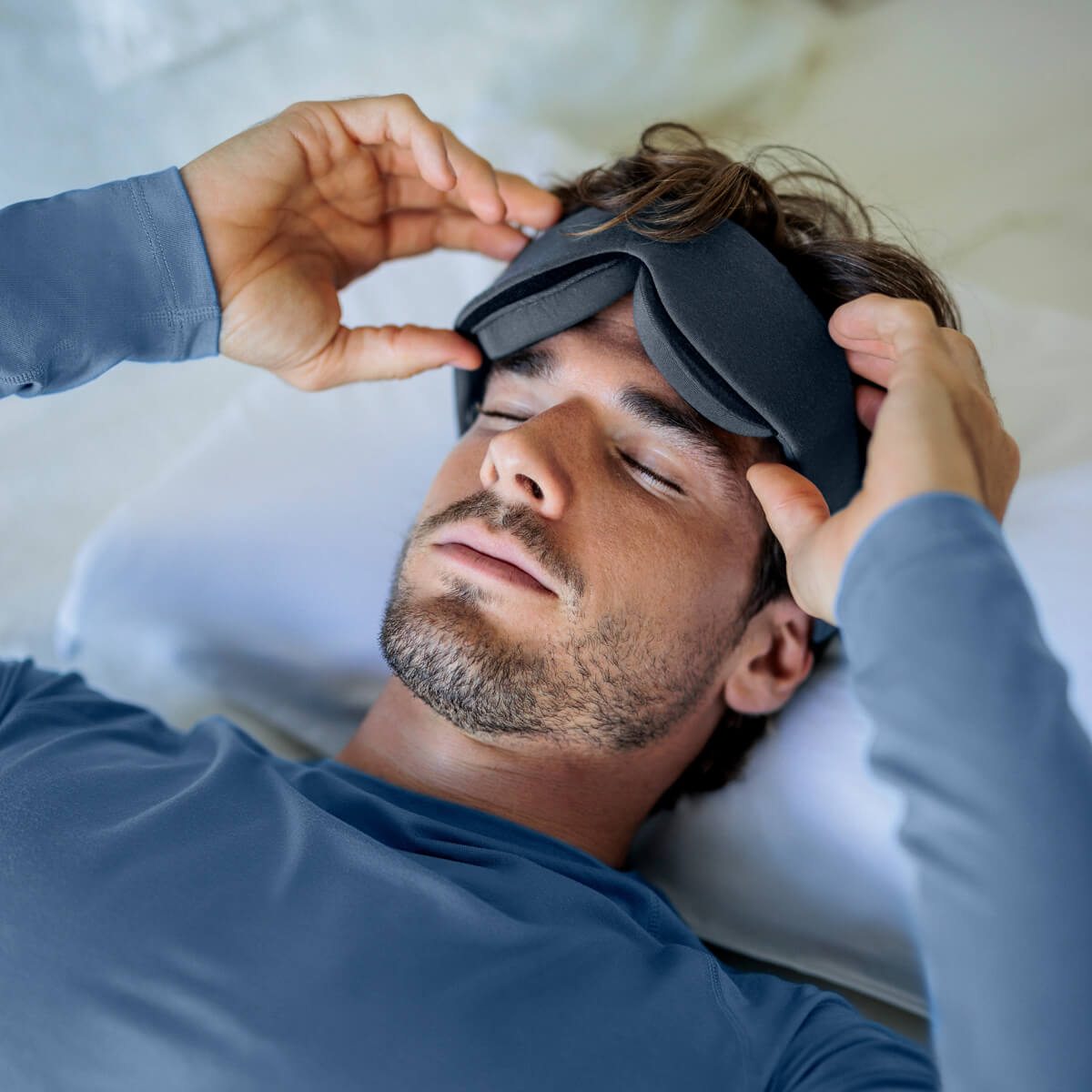 Balance blackout sleep mask  || Deep grey