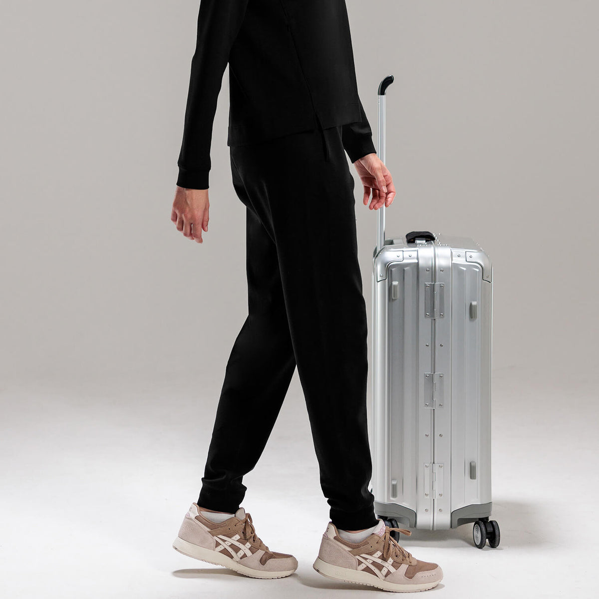 Travel pants women || Black