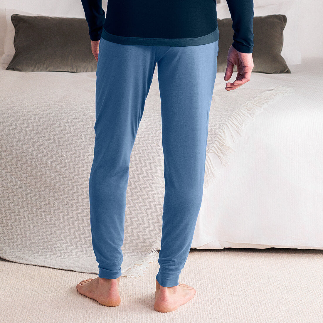 Pajama pants full || Sky blue
