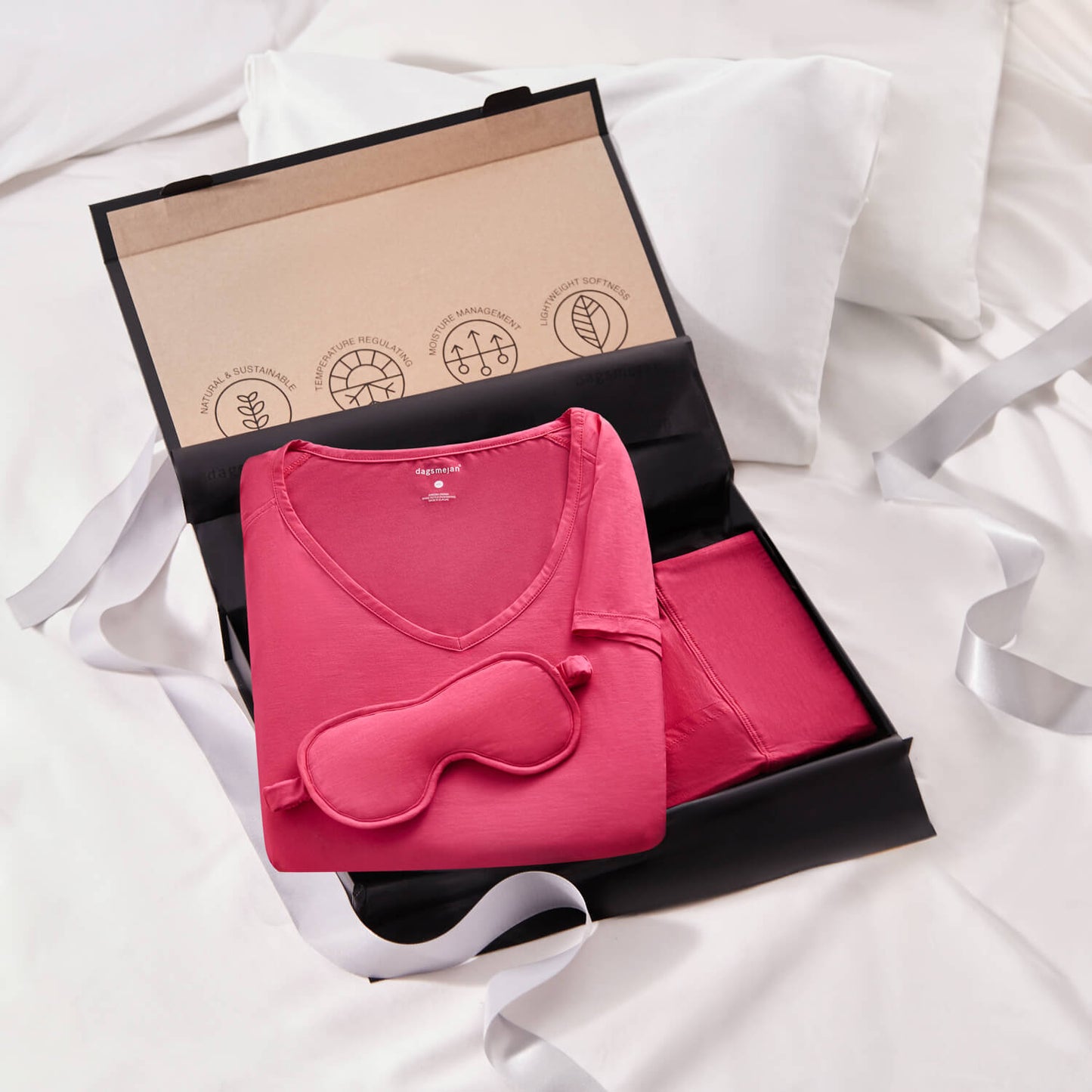 Gift set women sleepwear || Raspberry