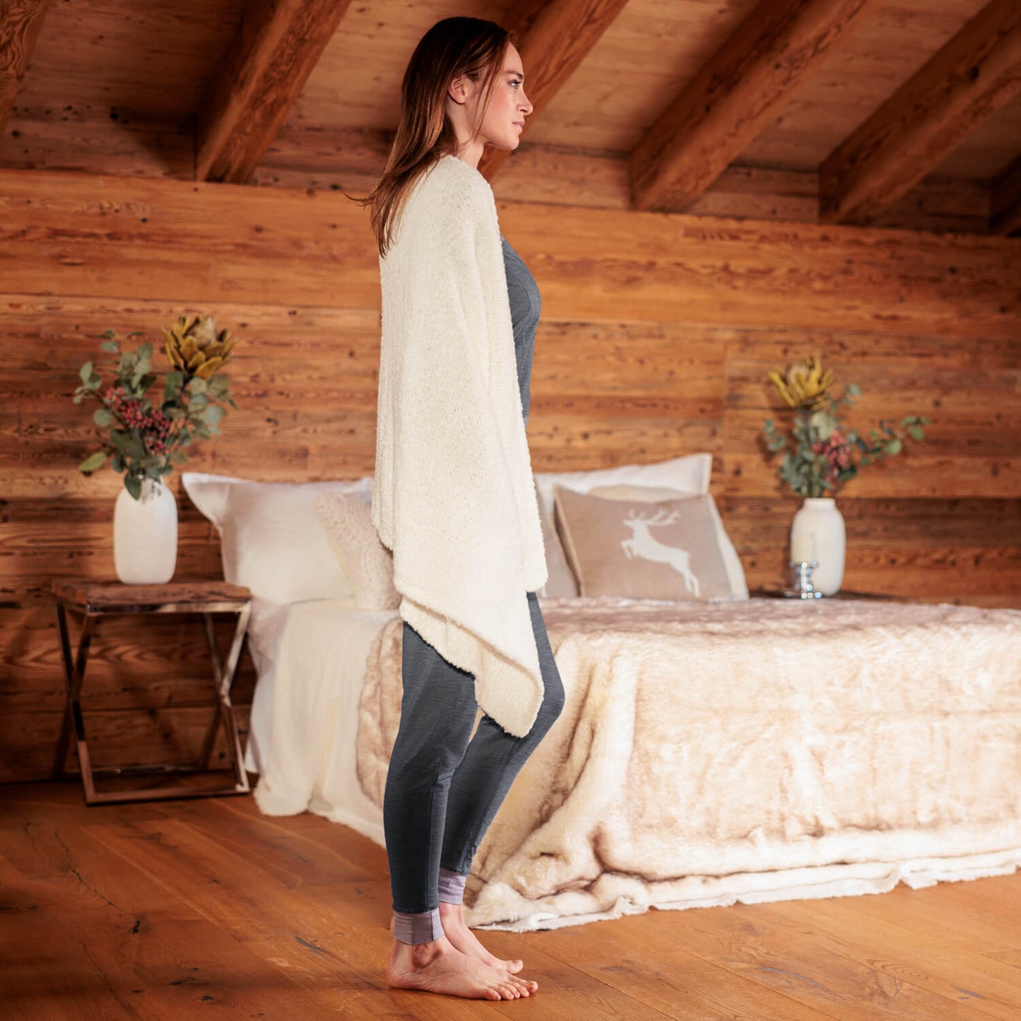 Blanket scarf || Off white