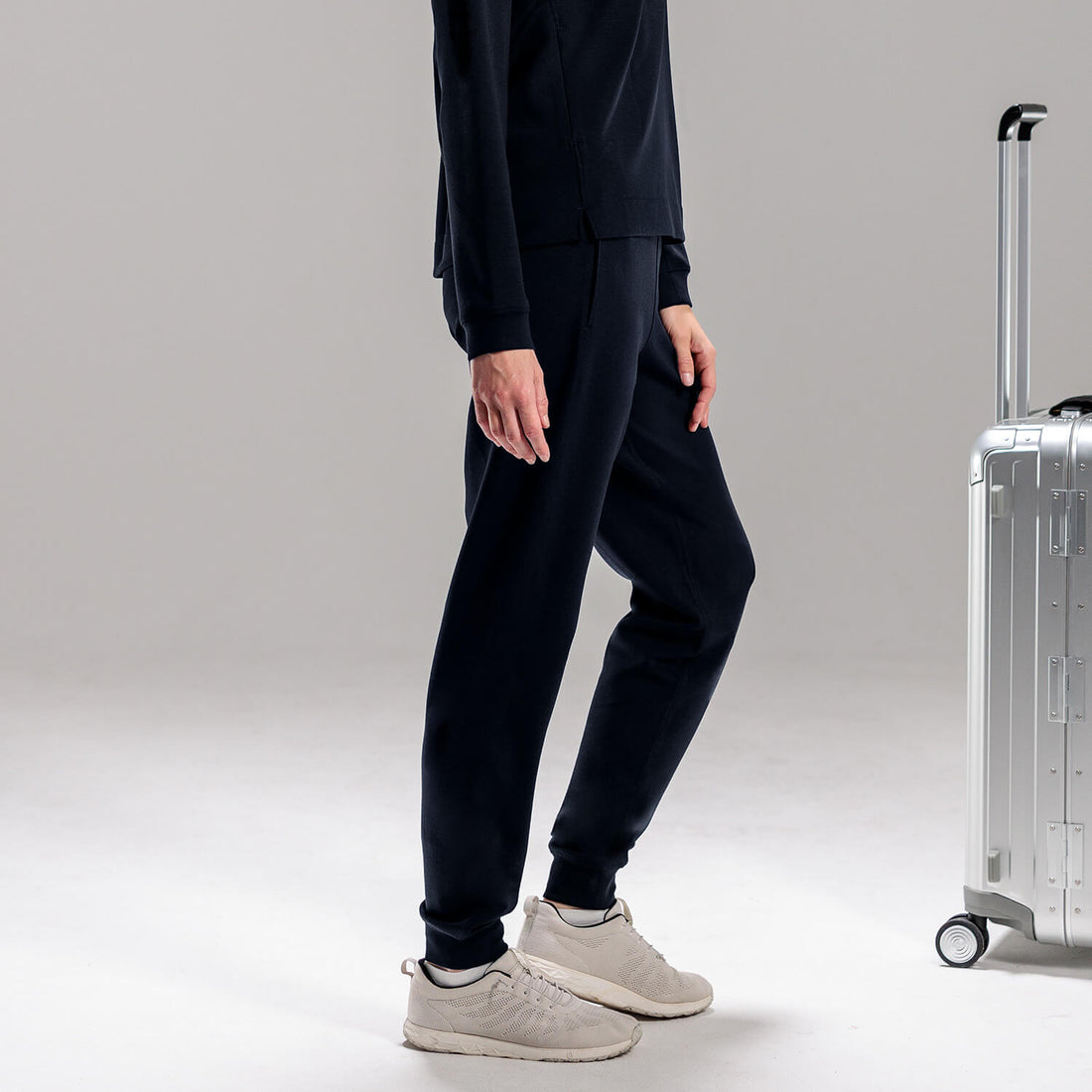 Travel pants women || Navy blue
