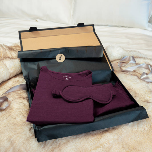Gift set pajamas women || VELVET BERRY