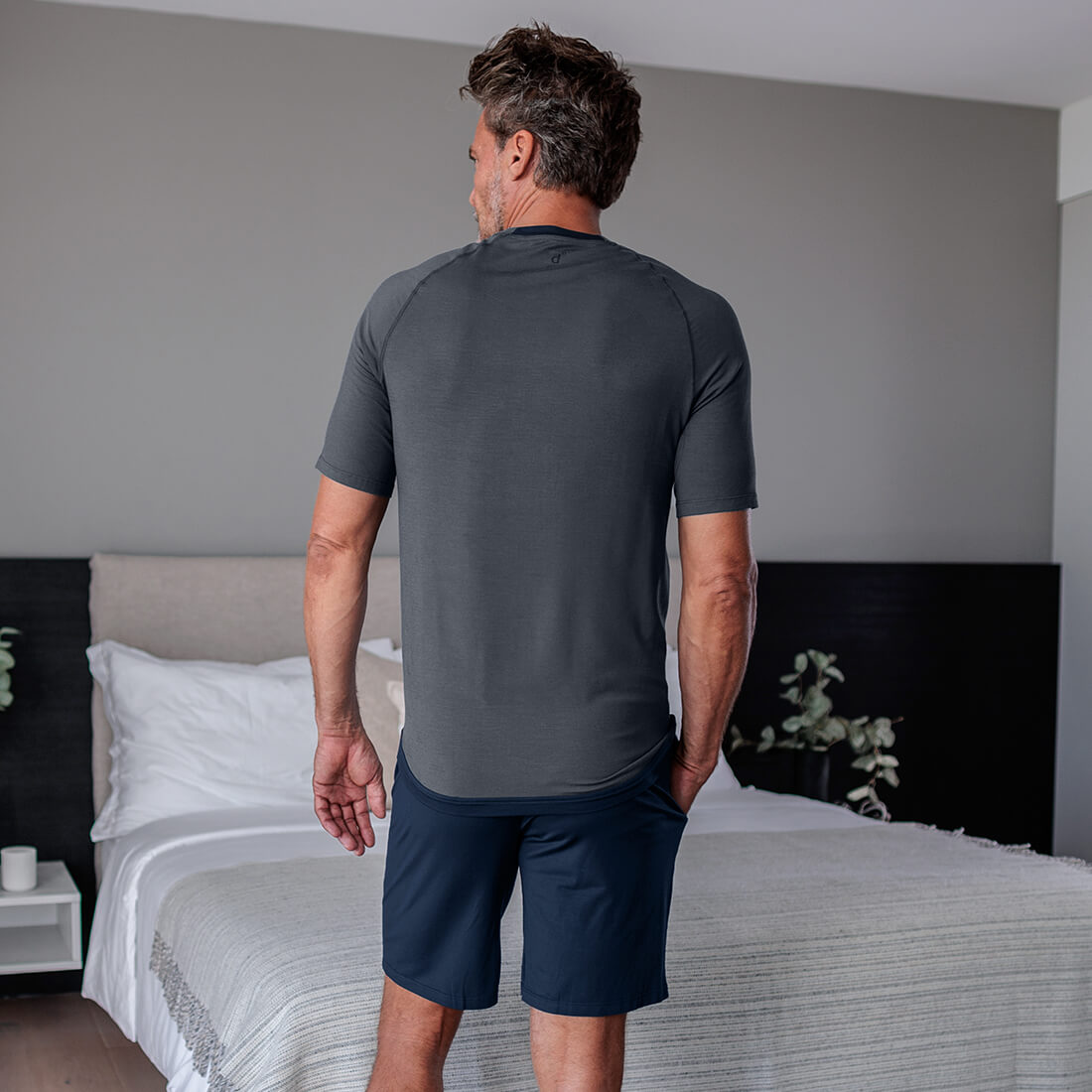 Balance t-shirt heren  Deep grey