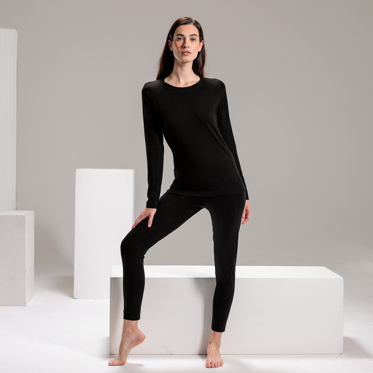 Functional sleepwear for women || Black