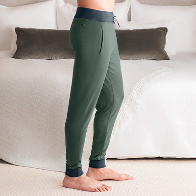 Pajama pants full || Balsam green