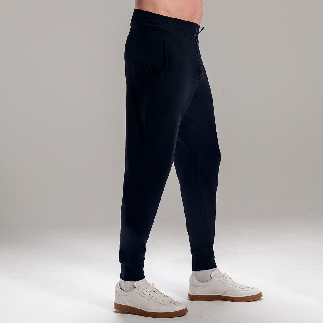 Comfortable travel pants men || Navy blue