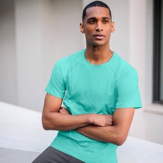 Sleep t-shirt men || Turquoise