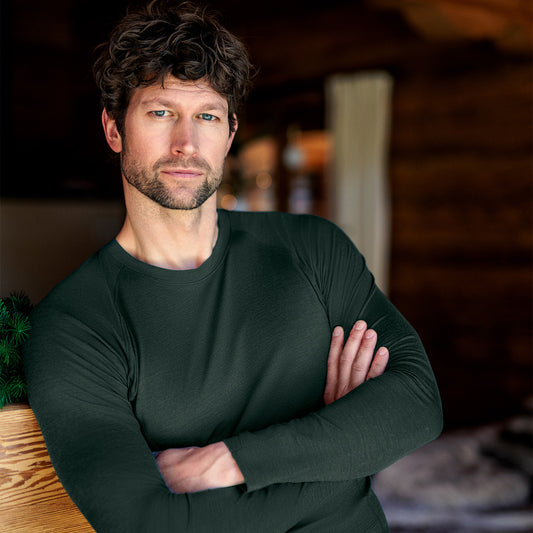 Thermal pajamas mens || Emerald