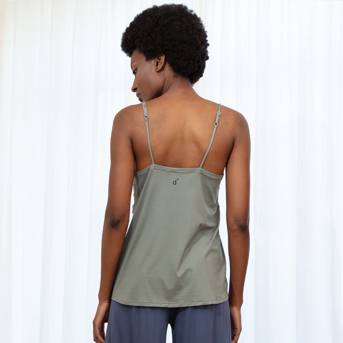 Cooling pajama slip top || Sage