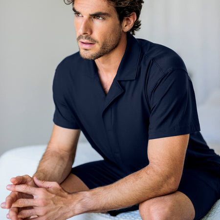 Classic sleep top men || Navy blue
