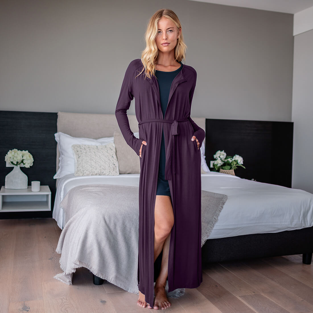 Super-soft cardigan robe | DAGSMEJAN RELAXWEAR