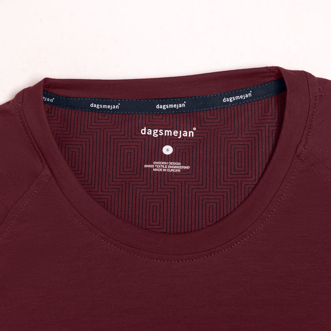 Muscle recovery sleep t-shirt men || Burgundy