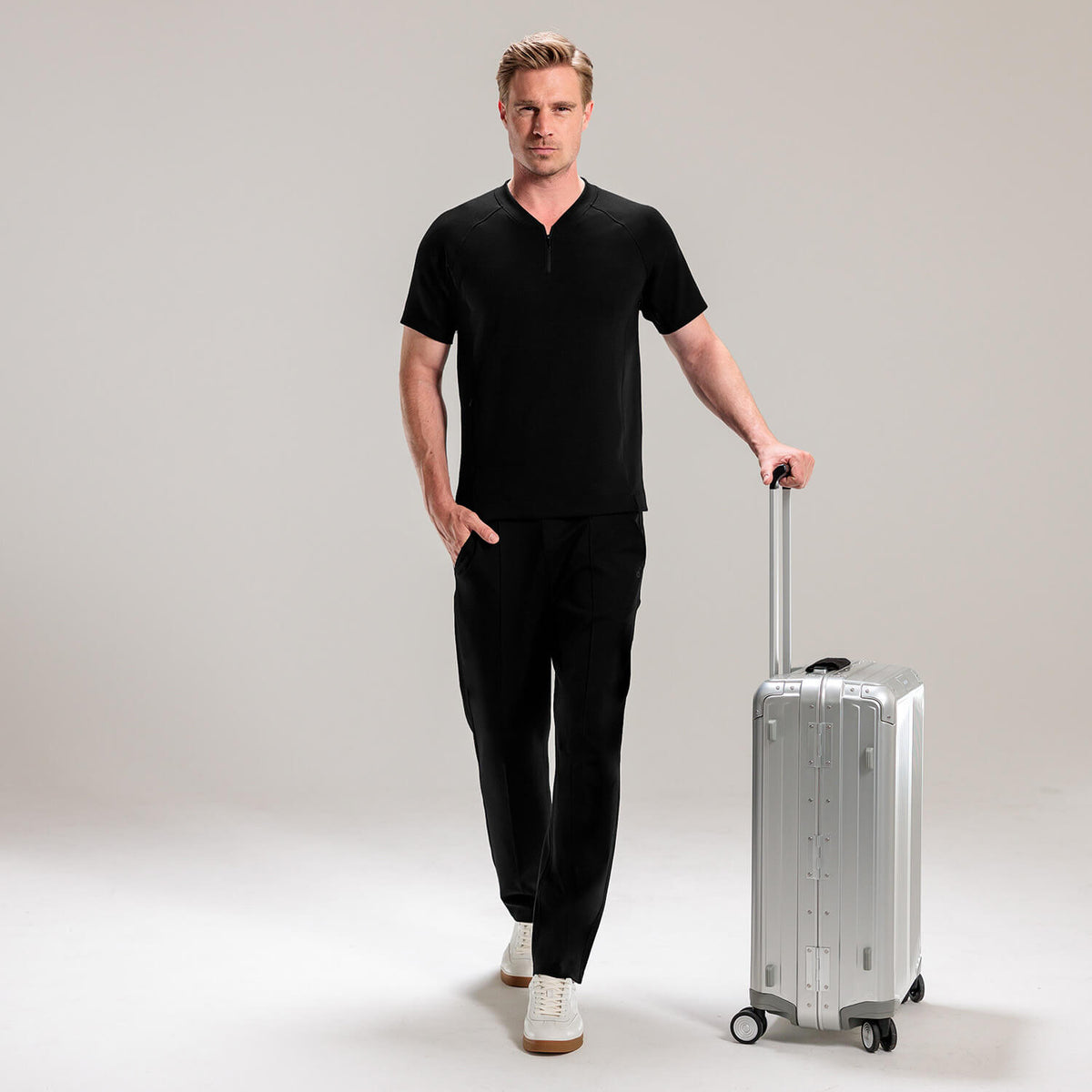 Comfortable travel clothing men || Black