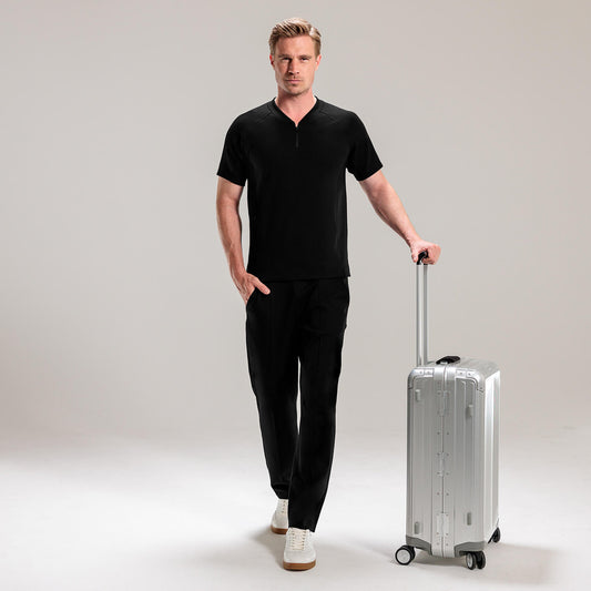 Comfortable travel clothing men || Black