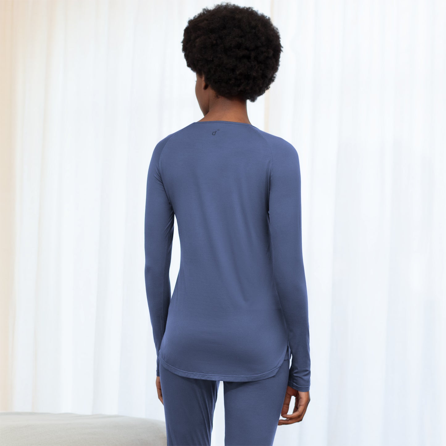 Cooling nightwear for women || Coastal blue