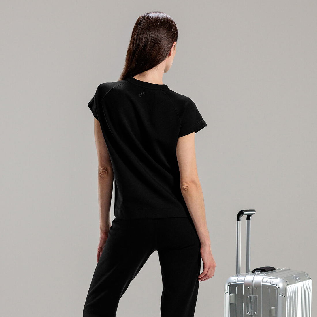 Comfortable travel wear t-shirt || Black