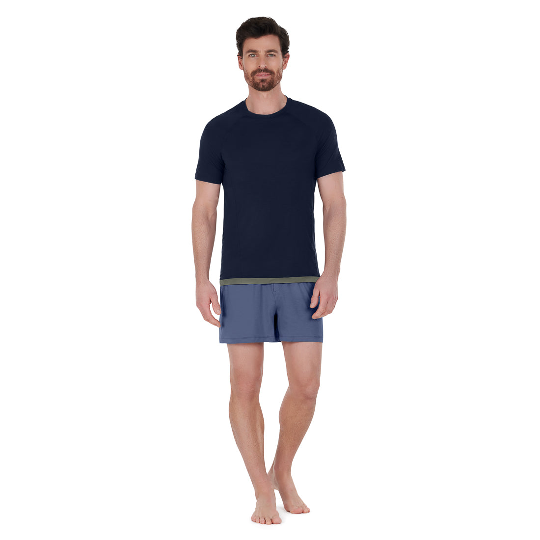 Cooling sleepwear men || Coastal blue