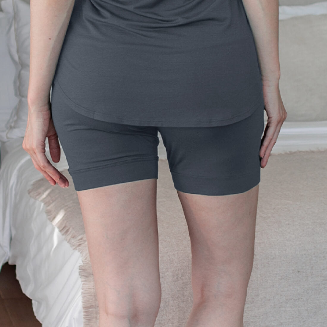 Balance shorts women || Deep grey