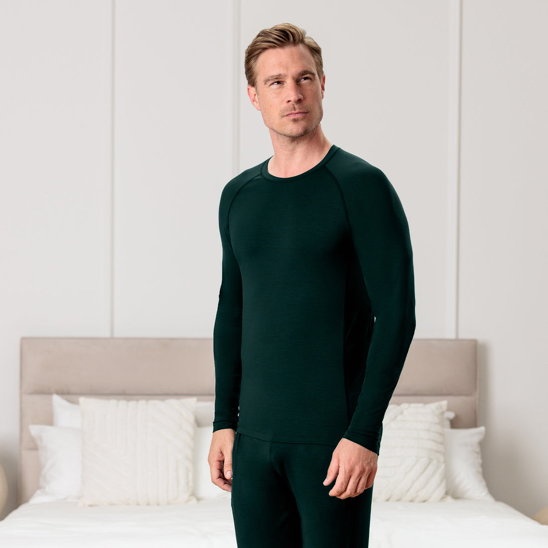 Long sleeve pajama top for men || Midnight Pine