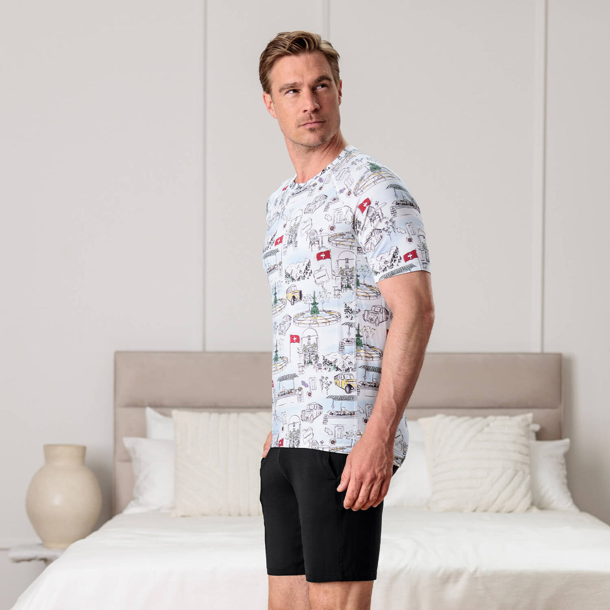 Sleep T-shirt men temperature regulating || Anniversary