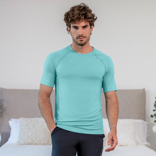 Sleep t-shirt men || Mineral green