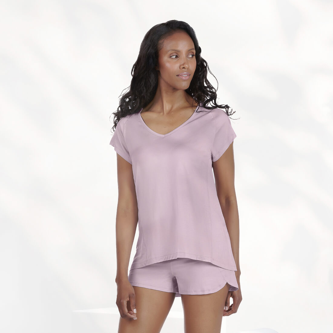 Women's cooling pajama t-shirt || Lavender