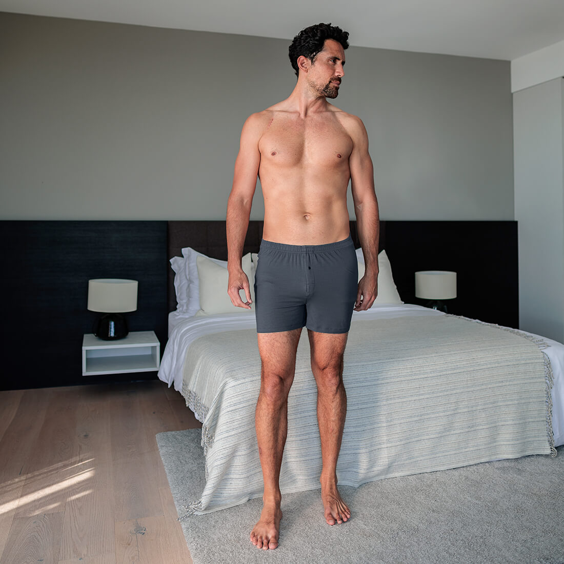 Balance boxer heren  Deep grey