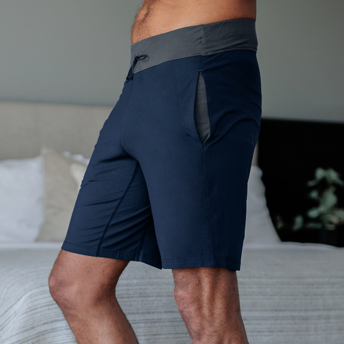 Allgood Men's Modal Blend Sleep Shorts - Coronet Blue